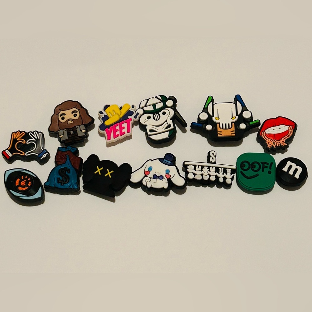 NWOT 13 Piece Set Crocs’ Shoe Charms Pop Culture!